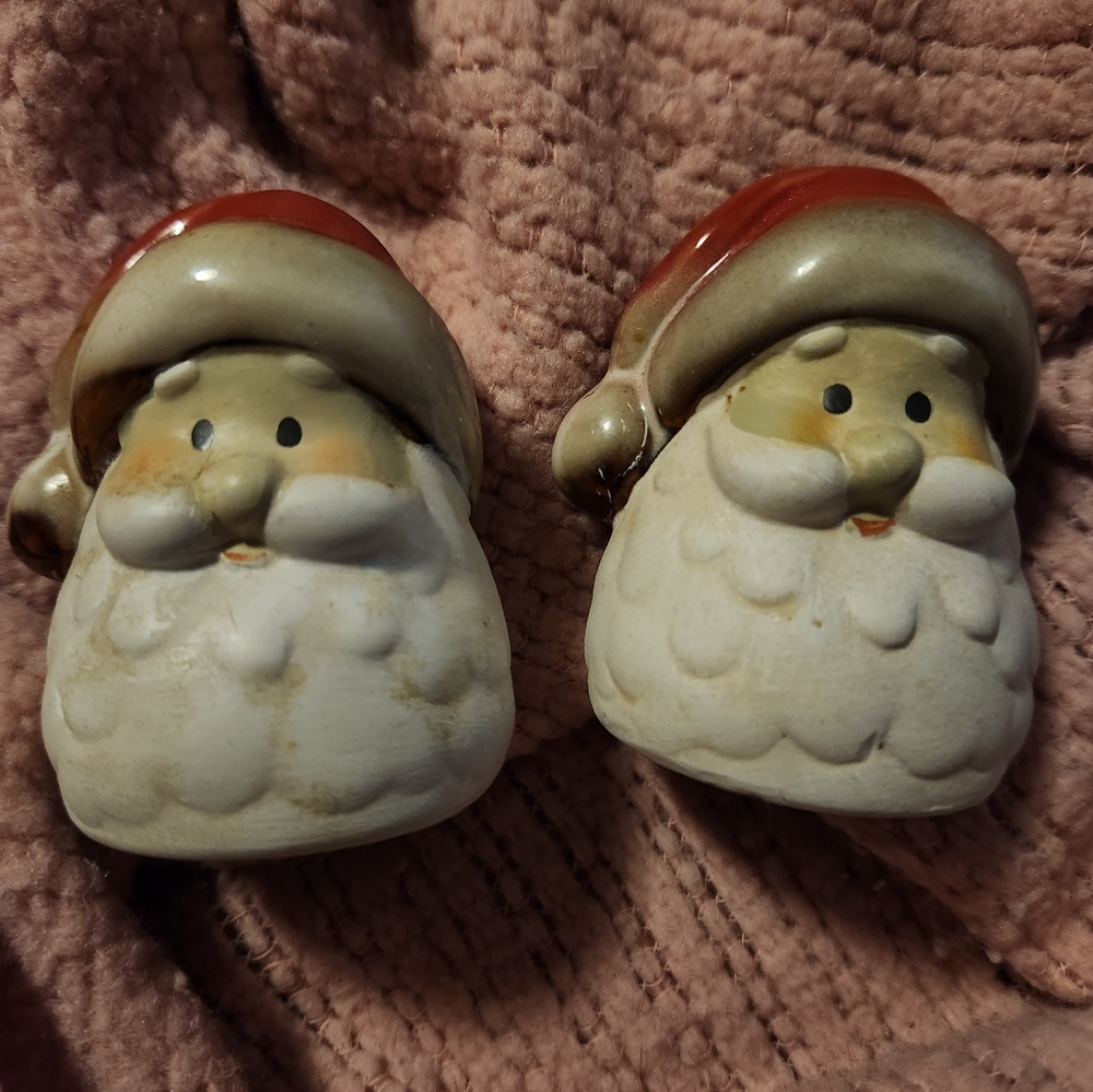 Vintage Santa Salt and Pepper Shakers